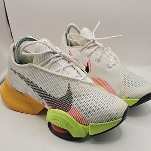 Nike White and Multicolor Athletic Shoes